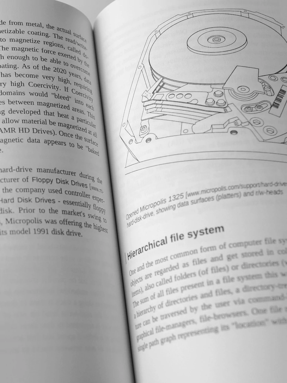 Micropolis Data Storage Primer, inside the book